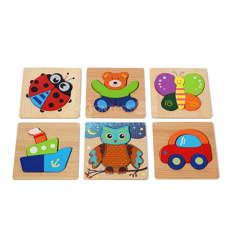 Montessori Wooden Animal Puzzles