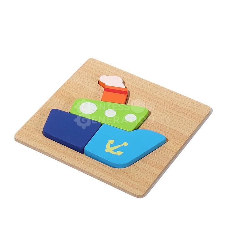 Montessori Wooden Animal Puzzles