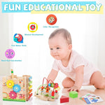 Bravekid Wooden Activity Cube