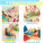 Bravekid Wooden Activity Cube