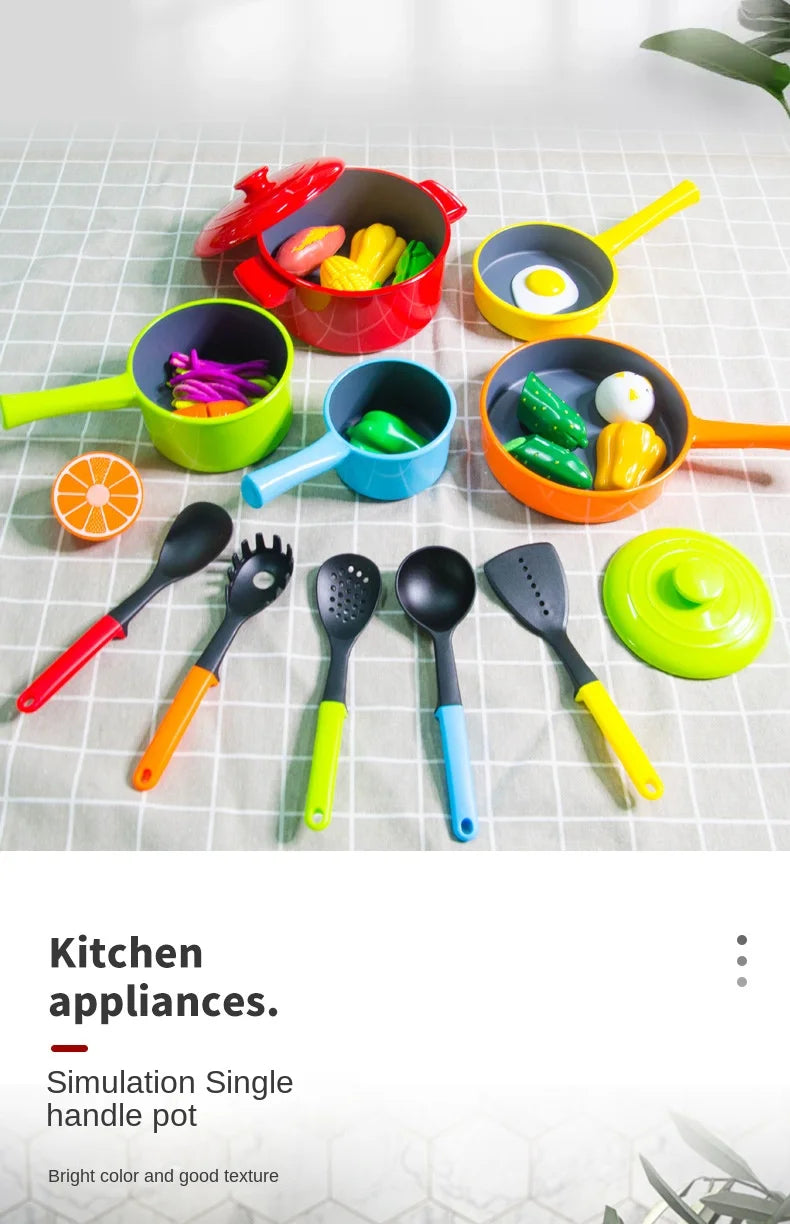 Simulation Kitchen&Cooking Plastic Kit Toys