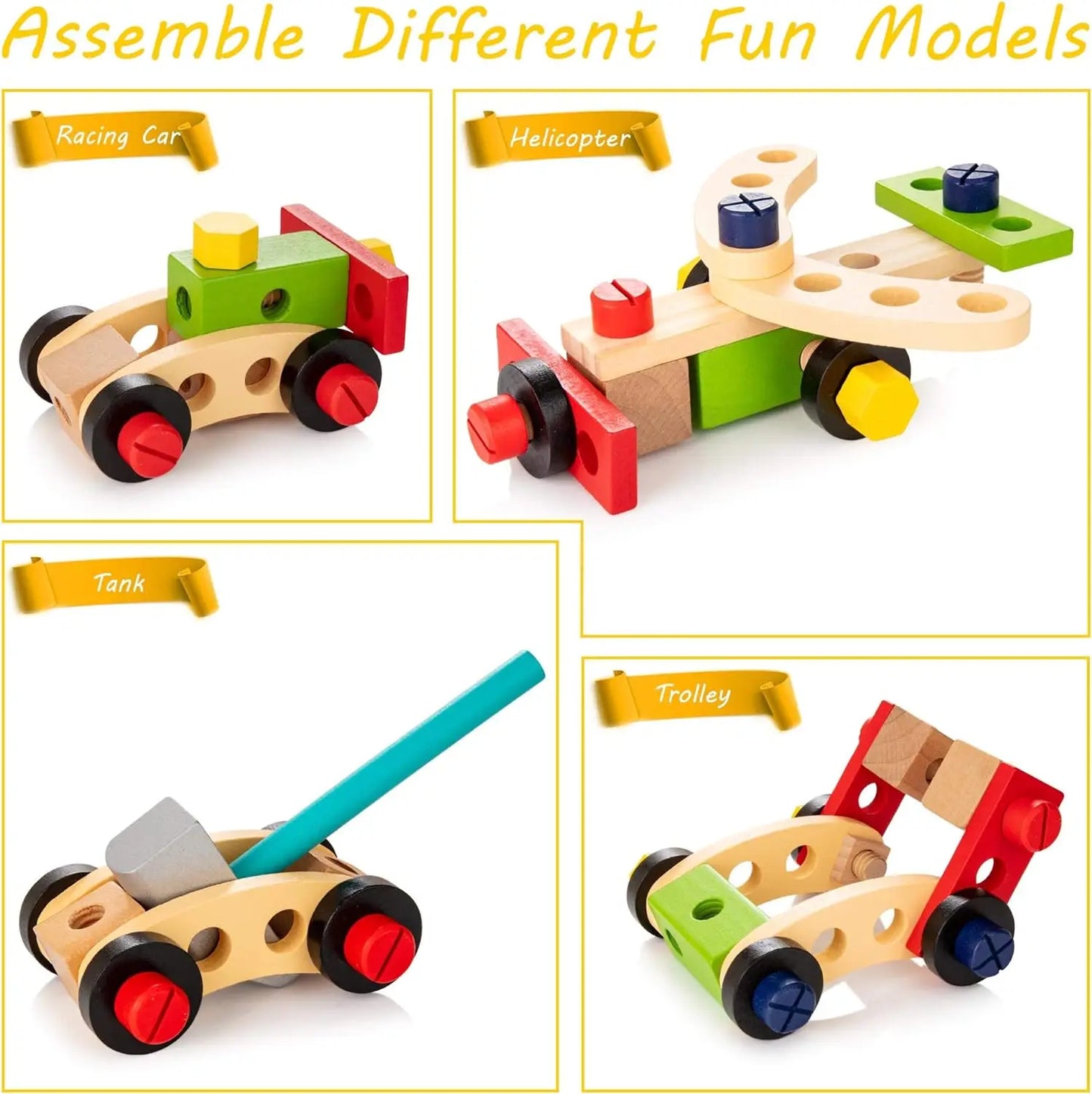 Montessori Educational Wooden Toolset